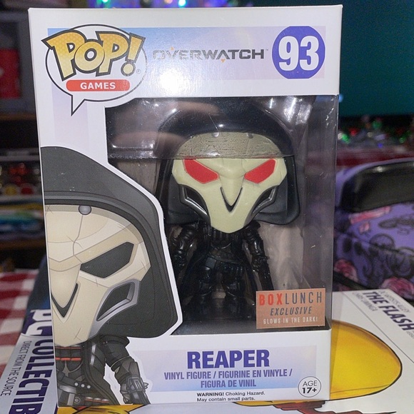 Reaper #93 (Box Lunch Exclusive) Funko POP! Games: Overwatch (2016) - Picture 2 of 3